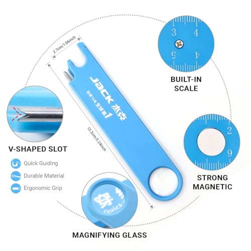 Jack Quick Needle Threader for Sewing Machine, 3-in-1 Sewing Supplies