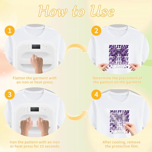 22 Pcs Military Child Iron on Transfers for T-Shirts - color: Military Child