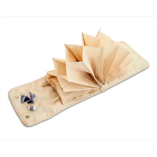 Prym Circular Knitting Needle Case, 9" x 7-1/4", Orange Wildflower - style: Orange Wildflower