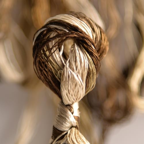 100% Mulberry Silk Embroidery Thread 7 Colors 22m Each (57) - color: 57