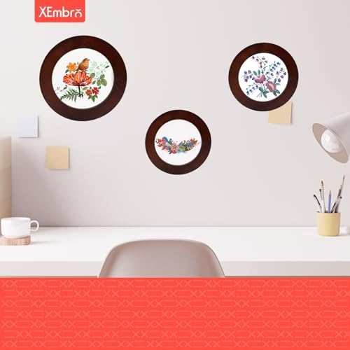 XEmbro 6 Inch Embroidery Hoop Frame for Hanging Sewing Ornaments - style: Round