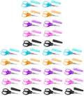 10 Pcs Small Scissors All Purpose, Stainless Steel Sharp Mini Detail Craft Scissors with Protective Cover for Embroidery, Paper Cutting, Sewing, Knitting, Crafting, 3.5" (Pack of 3) - size: 3.5 x 1.8 inches (Pack of 3)