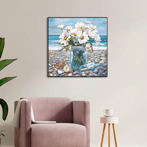 NEGEKFKX 3 Pack Beach Cross-Stitch Kits for Adults Beginners - color: Diamond painting-3pack-2
