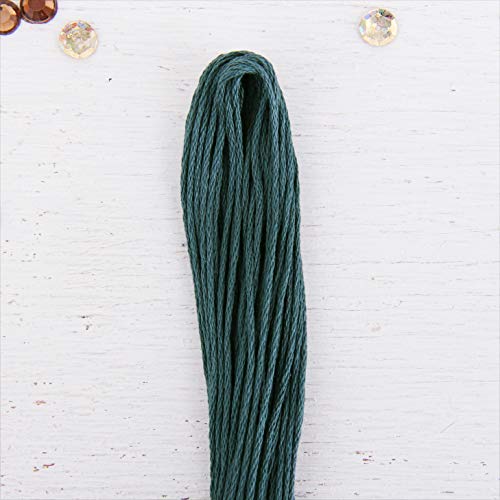 12 Skeins ThreadArt Cotton Embroidery Floss, Dark Antique Grey - color: Dark Antique Grey