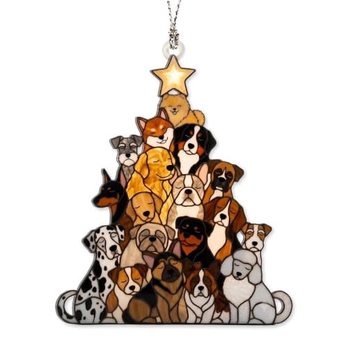 Dog Christmas Ornaments 2026, Dog Ornaments for Christmas Tree, Dogs Lover - color: Dog Tree 2