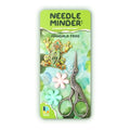 Awesome Pattern Studio Needle Minder Set - Mandala Frog Magnetic Needle Minder + 2 Needle Threaders + Crane Scissors. Enamel Pin for Cross Stitch, Embroidery and Craft - size: Frog Set #2