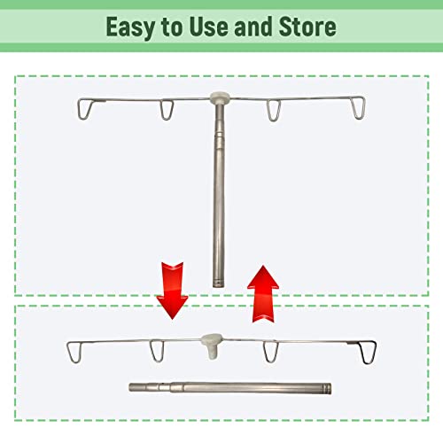Adjustable Cone Thread Stand Spool Holder for Sewing Machine Embroidery Quilting Serger Machines, Thread Stand for Smoother Feed, Large Spool Holder
