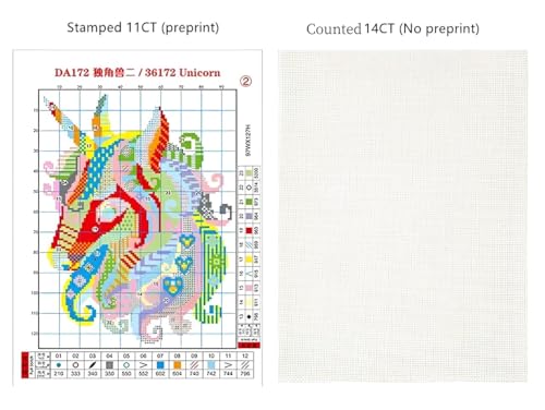 CaptainCrafts Counted Cross Stitch Kits for Adults Tea Pattern - color: Cross Stitch and Afternoon Tea in Winter, style: Counted 14CT