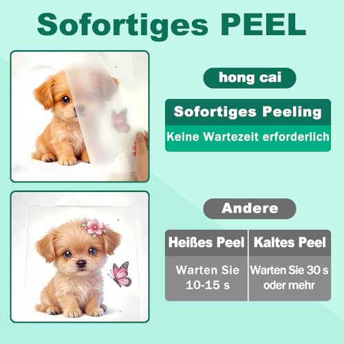 20 Sheets A3 DTF Transfer Film (11.7"x16.5") - Double-Sided Matte - size: 11.7 x 16.5 in 20 sheets