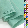 Aqua Green Felt Fabric 36" X 36" 1.6mm Thick Soft Square Felt Sheet - color: Aqua Green