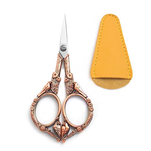 4.5" Vintage European Style Scissor for Cross Stitch Embroidery DIY