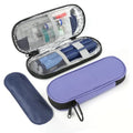 Insulin Pen Cooler Travel Case with 2 Reusable TSA Approved Ice Packs, Diabetic Medication Insulated Cooler Bag for Insulin Pens and Other Diabetic Supplies Storage Light Purple - color: Light Purple