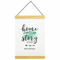 Dimensions 'Where Our Story Begins' Counted Cross Stitch Kit for Beginners, 14 Count White Aida, 8''L x 11.5H'' - color: Where Our Story Begins