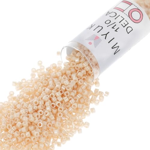 Miyuki Delica Seed Beads - color: DB0205 - Ceylon Beige