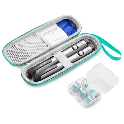 sijidou Insulin Cooler Travel Case, Portable Insulin Travel Case, Insulin Cooling Cases Insulated Organizer for Insulins Pens (Green) - color: Green