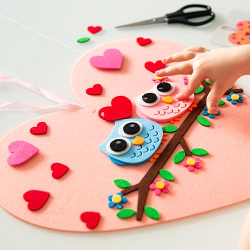 10PCS Multicoloured Self Adhesive Felt Fabric Sheets Sticky Felt Sheets for Craft Supplies Art Home Making（8.3" x 11.8"/20 x 30cm） - color: Multicolor