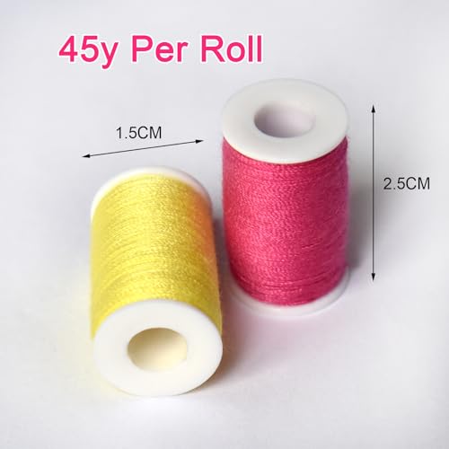 Sewing kit 100 Color Set of Handy Polyester Thread - color: 100 colors