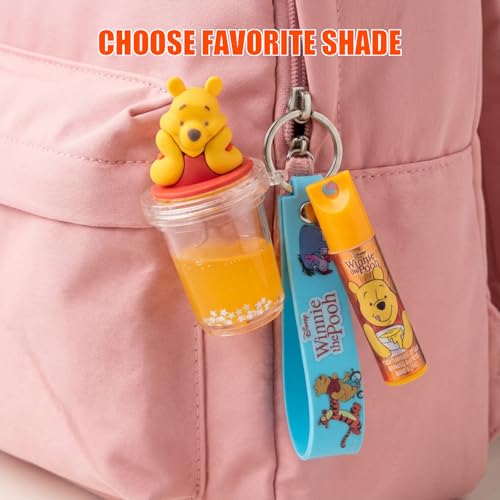 Winnie the Pooh Keychain Lip Balm Set, 7-Piece Plant-Based - color: Winnie The Pooh