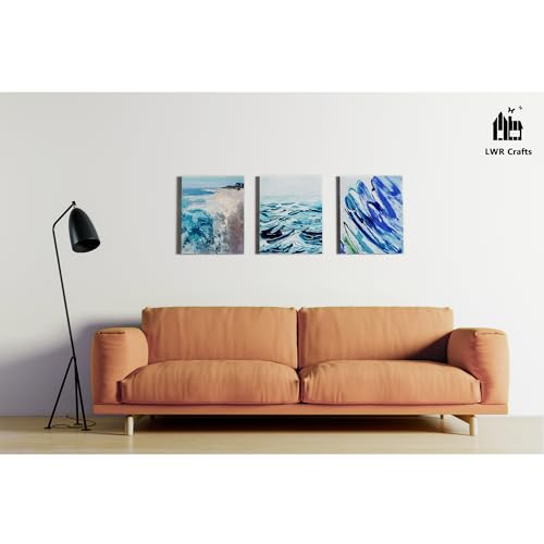 LWR CRAFTS Stretched Canvas 6" X 8" Pack of 6 - size: 6"x8"x6 (standard)