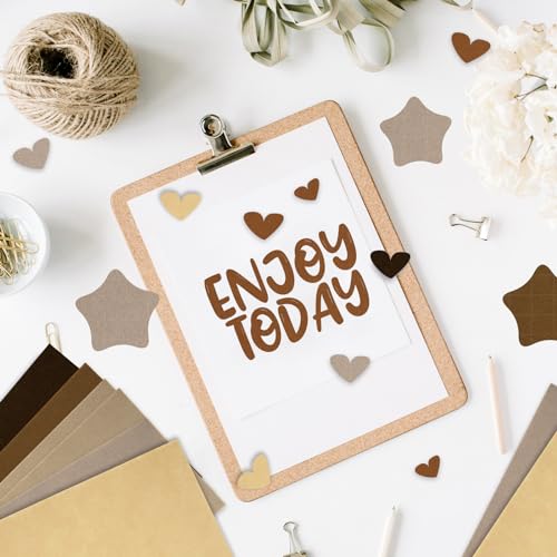 Whaline 18 Pcs Brown Felt Fabric Sheets 6 Colors Assorted Soft Thick Craft Felt Pack for Fall Autumn Thanksgiving DIY Craft Sewing Patchwork Art Projects, 7.9 x 11.8 Inch - color: Brown