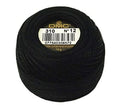 DMC 116 12-310 Pearl Cotton Thread Balls, Black, Size 12