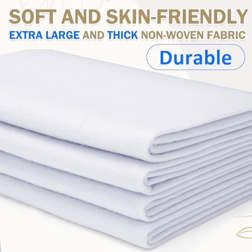 XSEINO Ice White Felt Fabric 180" X 36 "(5 Square Yards), 1.4 mm Thick Soft Felt Fabric Sheet for Crafts, White Series Colors Soft Nonwoven Fabric, Fit for Decoration, Sewing, DIY Crafts - color: White, size: 5 yard pre cut