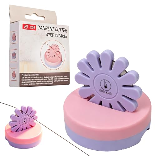 Thread Cutter Tool Thread Cutter for Sewing Blade Saver Thread Cutters for Quilting Thread Cutting Tool Thread Cutter Pendant Thread Cutter for Chain Piecing in Quilting- Purple (Blade Not Removable)