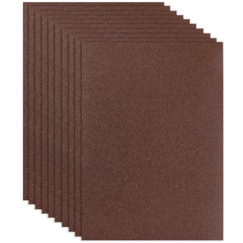 10 Brown Felt Fabric Sheets,7.87 x 11.8 inch (20 x 30cm) A4 Stiff Felt Squares 1 mm Thick, Great for DIY Craft, Sewing Projects, Nonwoven Patchwork, Decoration - color: Brown