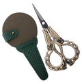 YOUGUOM Embroidery Scissors with Cover, Mini Sewing Shears - color: Bronze