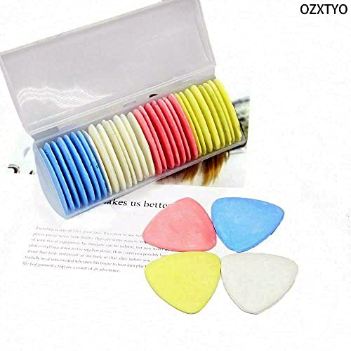 OZXTYO Triangle Tailors Chalk 30Pcs,Sewing Fabric Chalk - color: 30 PCS