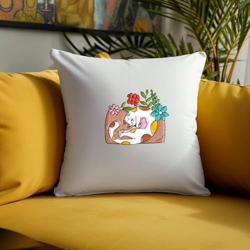 Peacoblue Animals Wearing Flowers Stick and Stitch Embroidery Patterns - color: Animals Wearing Flowers