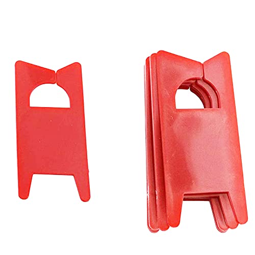 SagaSave Large Yarn Bobbins Spool Thread Knitting Sewing Crochet Weave Winder Tool Cross Stitch Bobbin Organizer Thread Holder(100pcs, Red, Large) - color: Red, size: 100pcs,Large