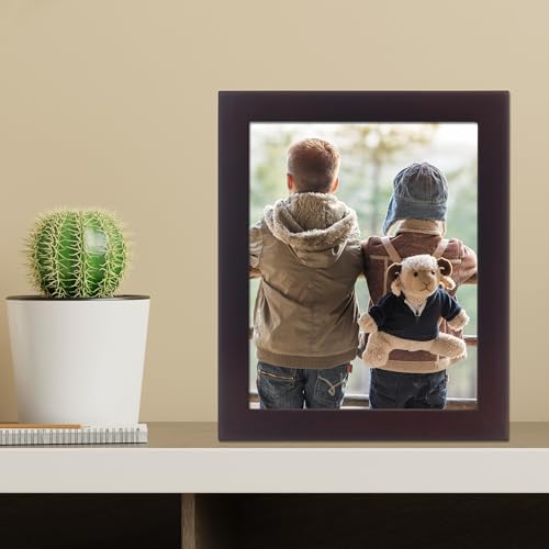 Lawrence Frames 755945 Espresso Wood Picture Frame, 4 by 5-Inch, Dark Walnut - color: Dark Walnut, size: 4x5