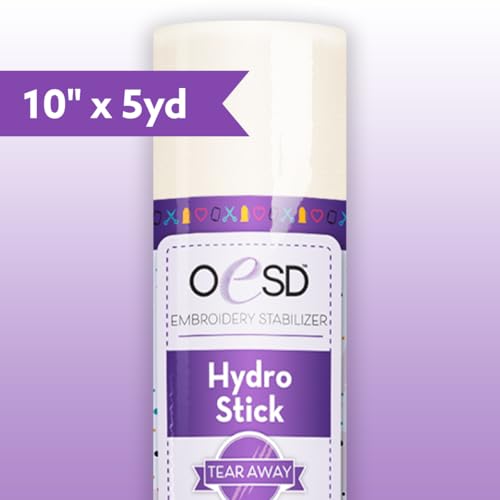 OESD HydroStick Tear Away Embroidery Stabilizer 10" x 5 Yd Roll