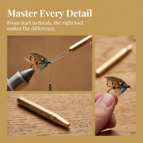 2 Pieces Fly Tying Bobbin Threader Half Hitch