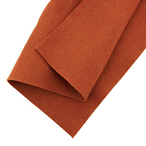 HBC Merino Wool Blend Felt Crafting Sheet (8 5/8" x 11 5/8") - Camel - color: Camel