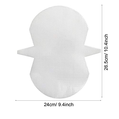 Allazone 59 PCS Mesh Plastic Canvas Sheets 4 Shapes Plastic Canvas for DIY Crafts Embroidery Cross Stitch, Acrylic Yarn Crafting, Knit and Crochet Projects - color: 59 PCS - 4 Shapes