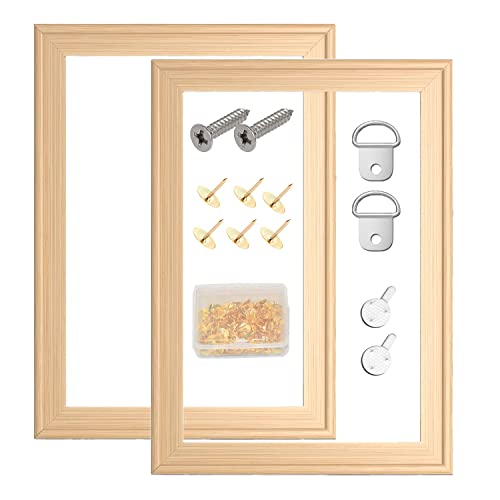 2 Pack 12"x 16" DIY Wood Canvas Stretcher Bars, Canvas Frames Kit-Easy to Assemble,Wooden Frames Kit for Oil Painting,Diamond Painting，Embroidery Stitch and Needlepoint Arts Supplies - color: 12"x 16"