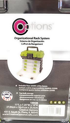 Creative Options Grab'n'Go Rack System, Small - color: Magenta, size: Small