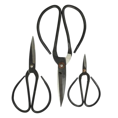 SE Chinese Scissors with Super Sharp Edges Suitable for Embroidery, sewing, Craft, Art Work, and Everyday Usage (8-6-4-Inch Bundle) - size: 8-6-4-Inch Bundle