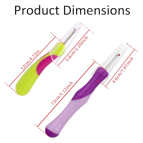 2pcs Seam Ripper, Thread Cutter Picker Tool, Sewing Stitch Remover