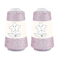 2 Balls Sequin Sparkle Lurex Yarn, Shining Glitter Metallic Knitting-in Accessory Yarn Thread for Knitting and Crochet Sweater Shawl 5000 Yards (1, Pink Purple) - color: Pink Purple