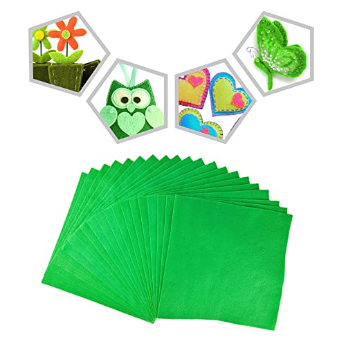 Jtnohx Soft Fluorescent Green Felt Sheets Flexible Felt Fabric for Crafts - color: Fluorescent Green