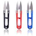 Pack of 3 Pcs Sewing Scissors Clippers Multipurpose Quick-Clip Yarn Thread Cutter Portable Embroidery Thrum Fishing Thread Cutter Mini Snips Trimming Nipper for Stitch Small Plants Crafts DIY Projects