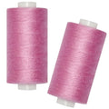 All Purpose Sewing Thread-2 Spools of Hand Polyester Sewing Thread for Sewing Machine for Hand and Machine Sewing(Light Cyclamen Pink, 2 spools) - color: Light Cyclamen Pink