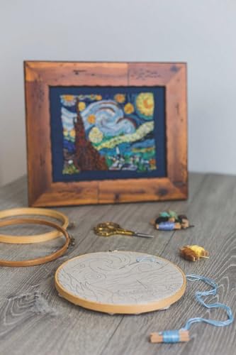 Stitch a Masterpiece: 25+ Iron-On Embroidery Designs from Famous Artists; van Gogh, Monet, Renoir, Cézanne & more