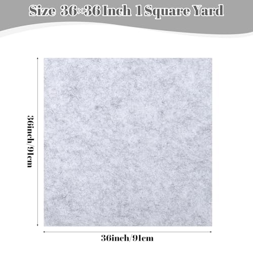Felt Fabric 36" X 36"(1 Square Yard) (Grey) - color: Grey, size: 36" X 36"