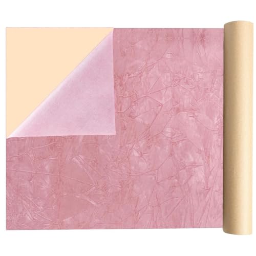 Self Adhesive Felt Fabric, Soft Velvet Drawer Liner, DIY Velvet Fabric for Art & Crafts, Jewelry Box Felt Liner, Solid Color Felt（Pink1-17.7x78.7） - color: Pink1, size: 17.7"W x 78.7"L