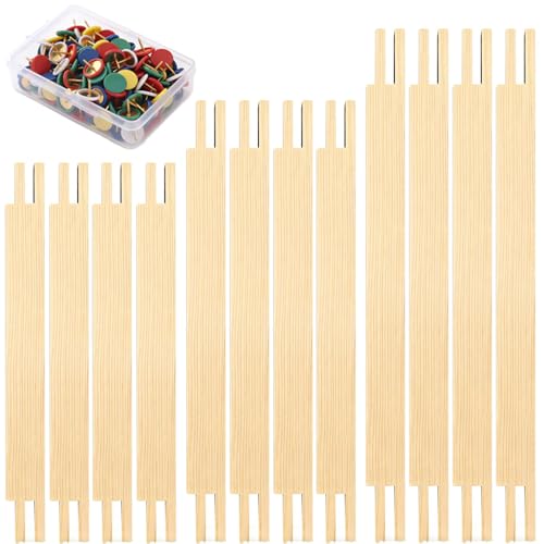 12 Pcs Stretcher Bars for Needlework, Wooden Needlepoint Stretcher Bar - color: 12 Pcs（3 Size）
