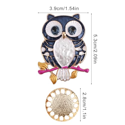 Needle Minder Magnet, Owl Magnetic Needle Holder Magnetic Cross Stitch Accessories for Cross Stitch Needlework Embroidery Sewing Lover Gift